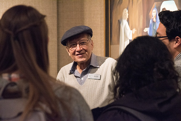 Reception for Jorge Cocco Santangelo's works Sacred Events from the Life of Christ. April 2019