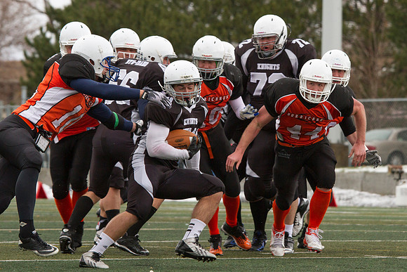 It was a constant battle on the turf for the championship title as the Knights took on the Hurricanes. The Knights were able to hold the Hurricanes as they played in overtime, with the final score bei