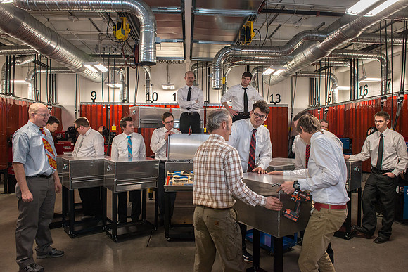 Students designed, welded and manufactured tool boxes.