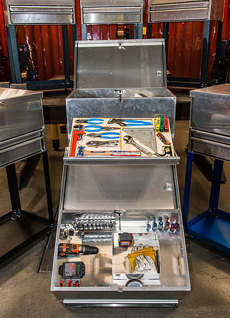 Students designed, welded and manufactured tool boxes. 2019