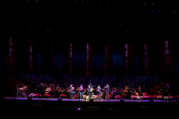 At the BYU-Idaho Christmas, the university dance department, choirs and orchestra, came together with guest artists Canadian Brass for a beautiful and uplifting show.