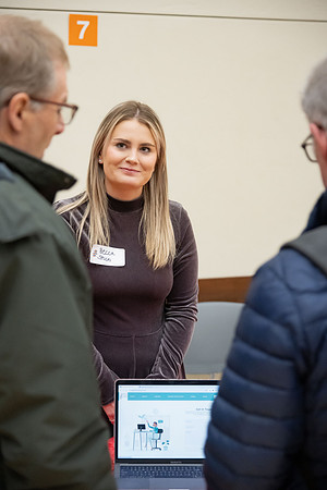 Students showcase their research over the semester at the Research and Creative Works Conference.