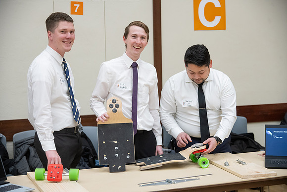 Students showcase their research over the semester at the Research and Creative Works Conference.