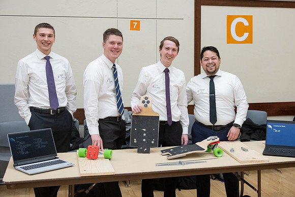 Students showcase their research over the semester at the Research and Creative Works Conference.