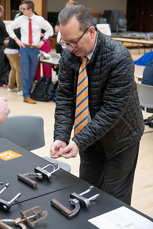 Students showcase their research over the semester at the Research and Creative Works Conference.