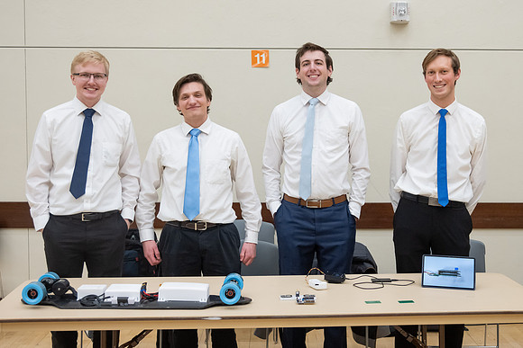 Students showcase their research over the semester at the Research and Creative Works Conference.
