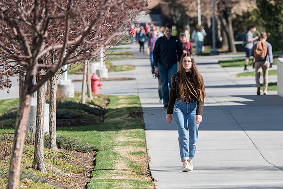 BYU-Idaho Students back to school for Spring Semester