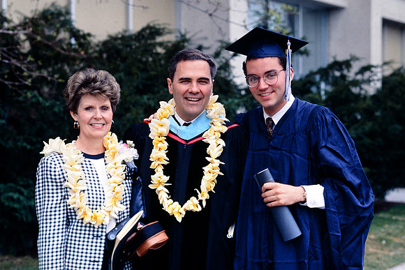 President and Sister Bennion with son Mark