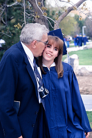Jennifer Persell w/grandfather Ralph Parcel