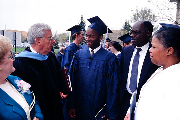 Elder Ballard and graduates