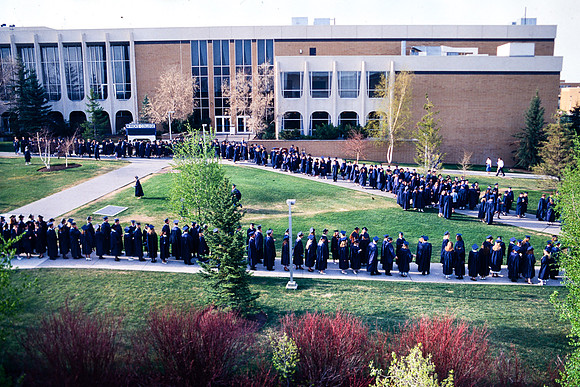 Graduates at processional
