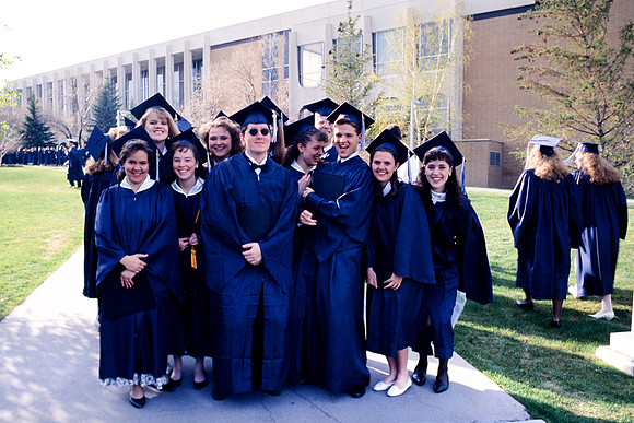 Graduates at processional