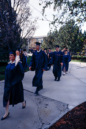 Graduates at processional