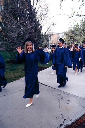 Graduates at processional