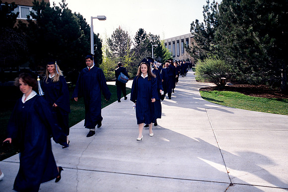 Graduates at processional