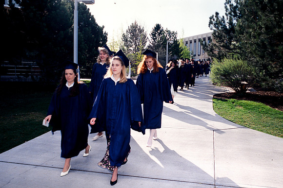 Graduates at processional