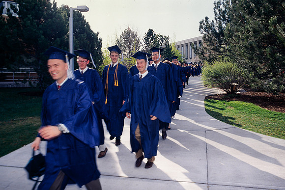 Graduates at processional