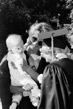 Graduates and family