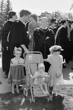 Children at graduation