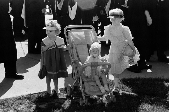 Children at graduation