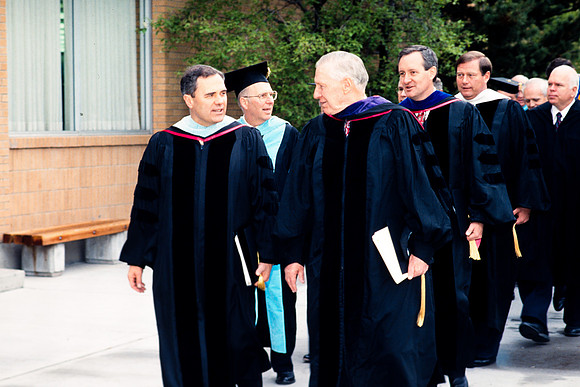 President Bennion and President Faust