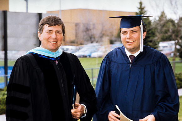 Larry Stevens and son