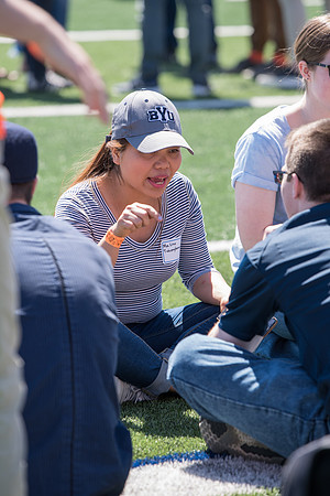 BYU-Idaho Get Connected, new students meeting their iTeam. Spring Semester