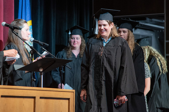 Graduates during Interdisciplinary Studies convocation.