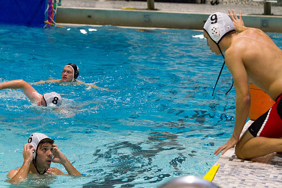 A competitive and fierce Water Polo game with back to back scoring, eventually put the Knights on top, making their record 2-1.
