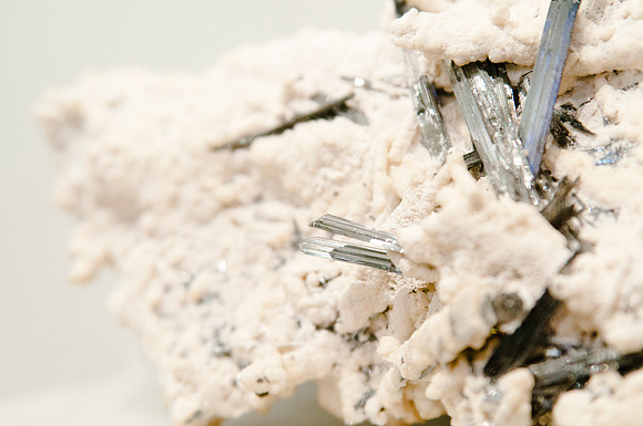 New displays to hold artifacts and mineral collection in the geology museum.