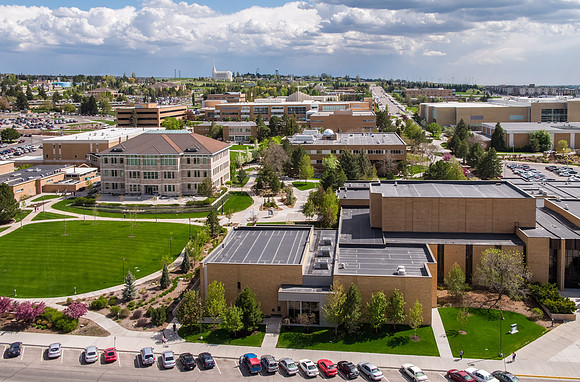 Aerial photo of BYU-Idaho Campus - May 2019