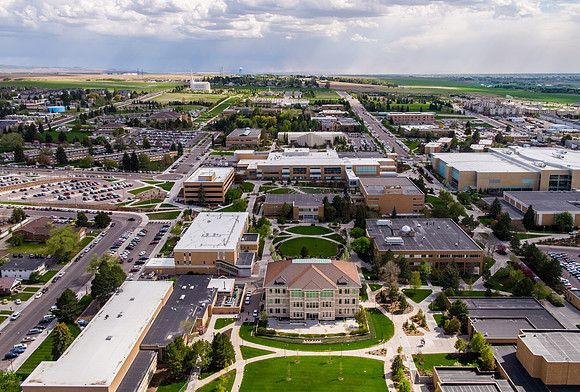 Aerial photo of BYU-Idaho Campus - May 2019