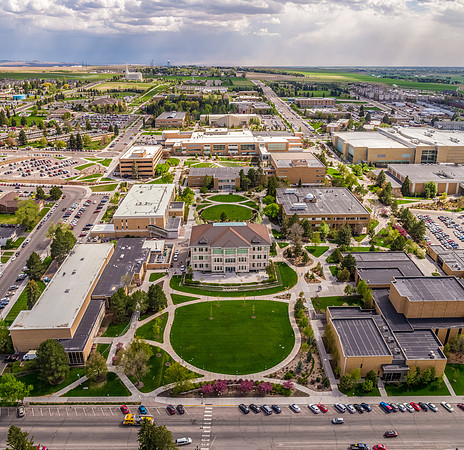 Aerial photo of BYU-Idaho Campus - May 2019