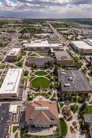 Aerial photo of BYU-Idaho Campus - May 2019