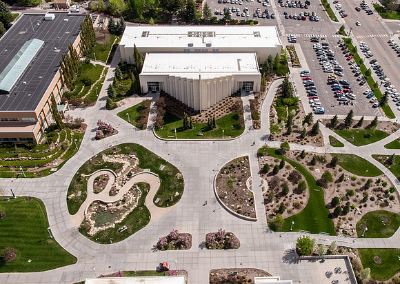 Aerial photo of BYU-Idaho Campus - May 2019