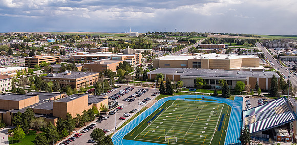 Aerial photo of BYU-Idaho Campus - May 2019