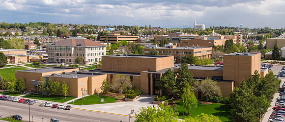 Aerial photo of BYU-Idaho Campus - May 2019