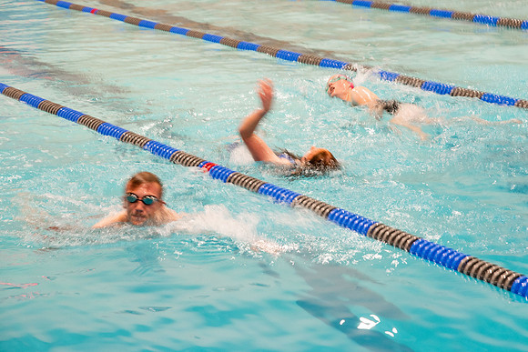 BYUI students and community members participate in a triathalon around campus.