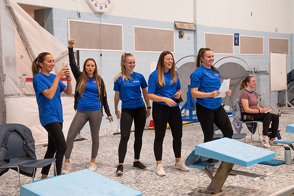 BYUI students and community members participate in a triathalon around campus.