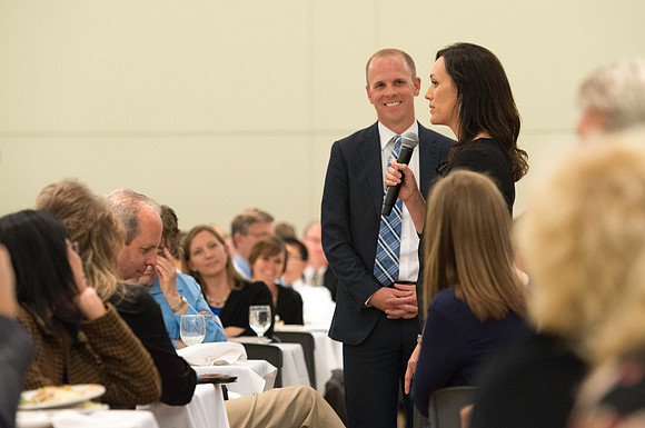 Elder Gerrit W. Gong of the First Quorum of the Seventy was the visiting General Authority. He ask four different employees and their spouses to give a few remarks of what they have learned today.