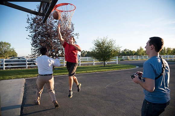 Promotional photos for Online Learning to help in recruiting new instructors. Model: Sean Robertson