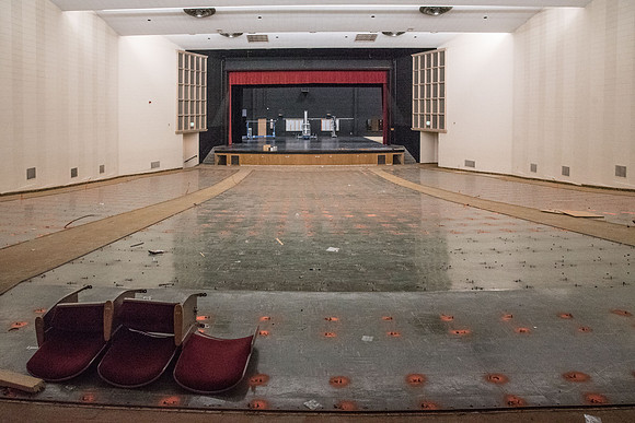 Some of the last looks at the interior of the Kirkham Building before it will be demolished.