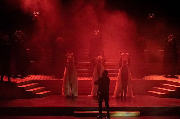 Macbeth performed with three other Shakespeare plays put on by BYUI theatre students for the Shakespeare festival.