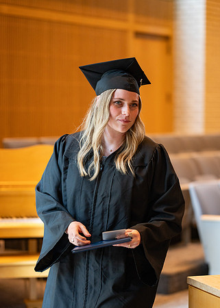 Graduates during convocation for the College of Language and Letters.