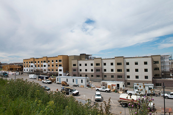 Recent construction update of the new student housing.