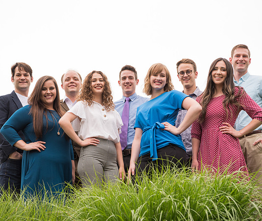 Promotional photo for the Collegiate singers upcoming tour.