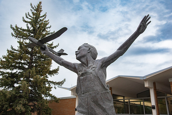 Unique campus photos during the spring semester.