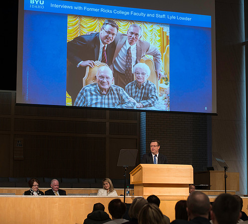 President Clark G. Gilbert was the opening speaker at the All Employee Conference.