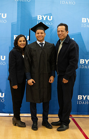 Brigham Young University-Idaho Graduates before commencement ceremonies.