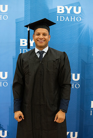 Brigham Young University-Idaho Graduates before commencement ceremonies.
